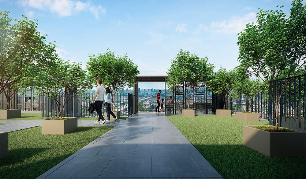 M Aurora Level 46 Sky Garden with panoramic Kuala Lumpur skyline, Old Klang Road