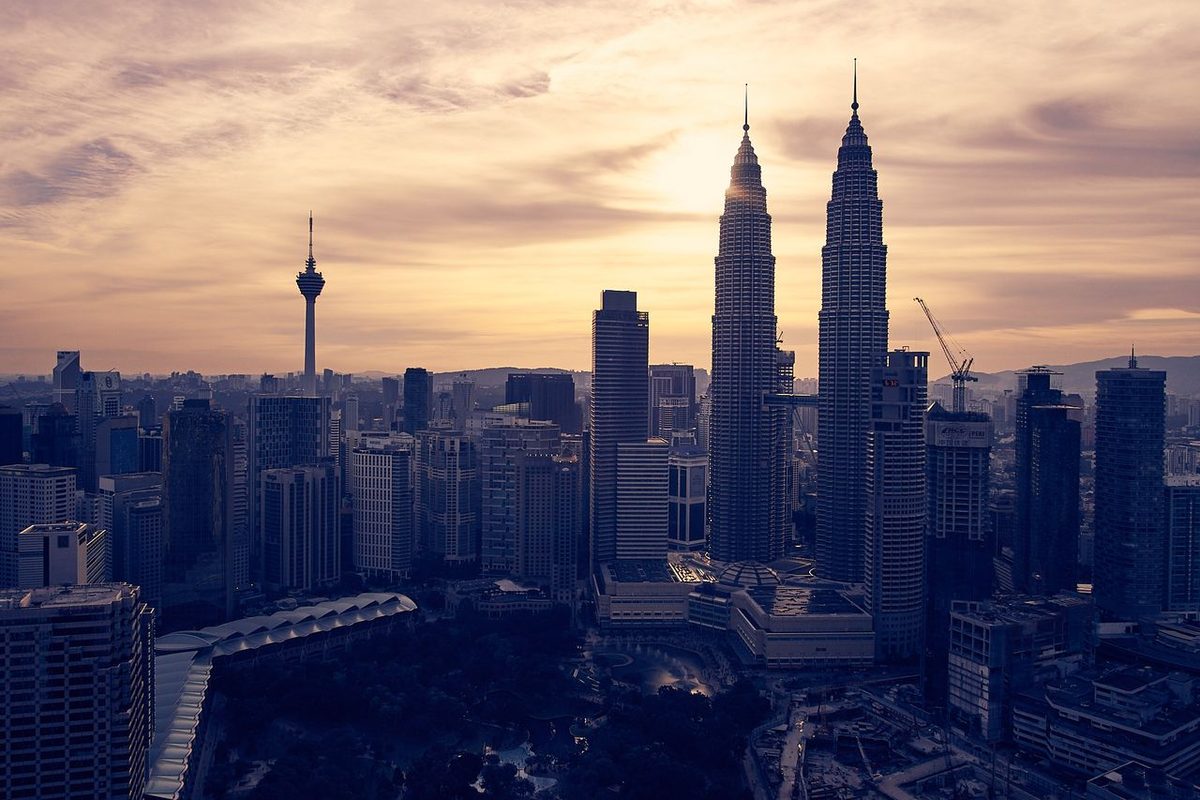 Kuala Lumpur skyline with the Petronas Towers